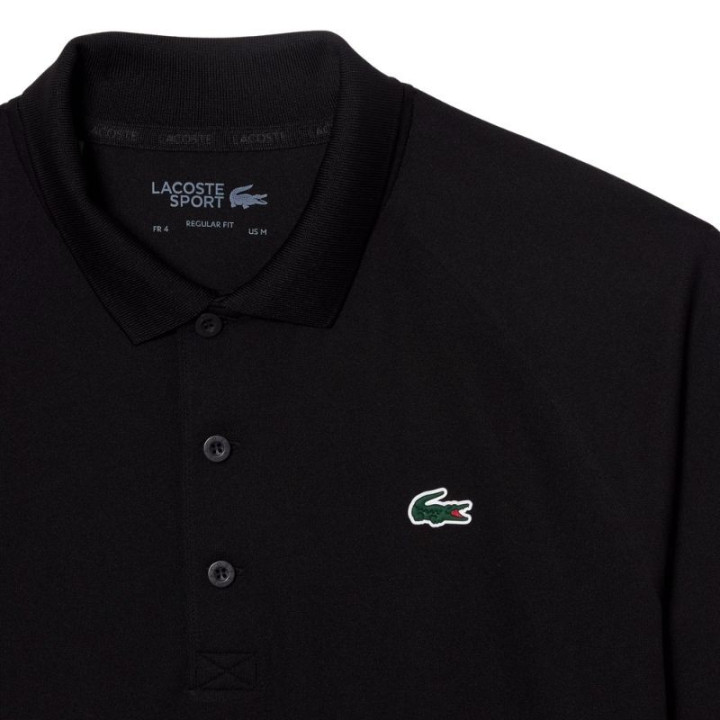 Promo Polo Lacoste Sport Regular Fit Noir