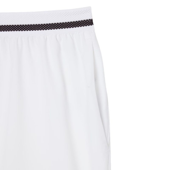 Vente Short Lacoste Tennis x Novak Djokovic Blanc