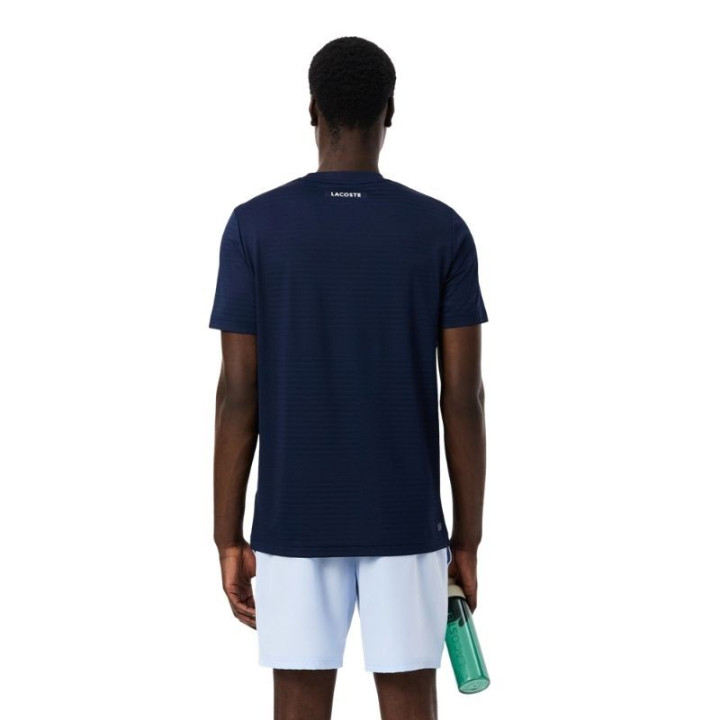 Achat Short Lacoste Tennis Ultra Dry Stretch Bleu