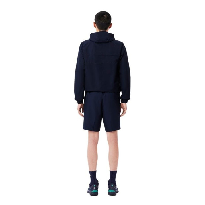 Short Lacoste Sport Léger Taffetas Diamanté Bleu Marine | Padel Compagnie