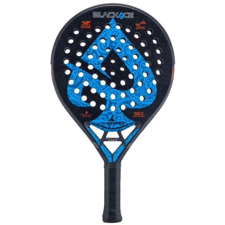 Raquette de Padel Pro Kennex Black Ace Blue