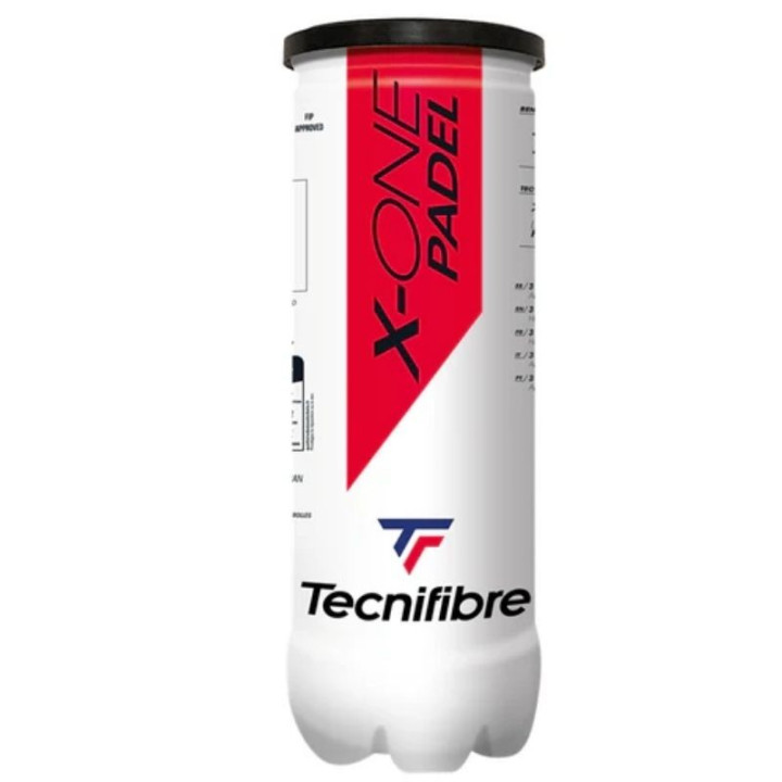 Tube De 3 Balles de Padel Tecnifibre Padel X-One