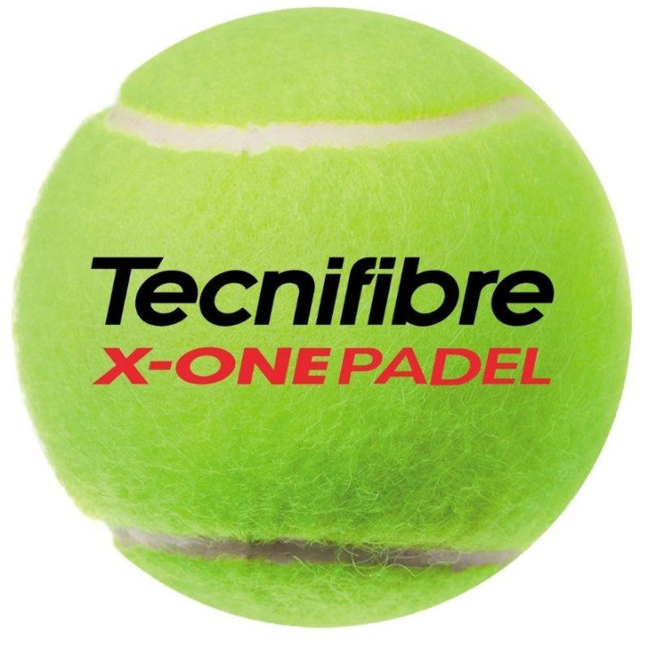 Tube De 3 Balles de Padel Tecnifibre X-One