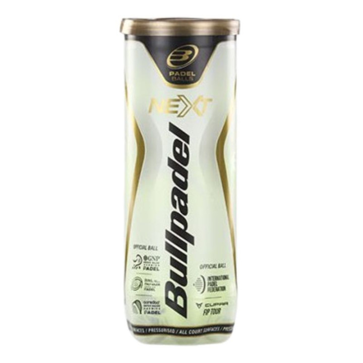 Tube de 3 Balles De Padel Bullpadel Next