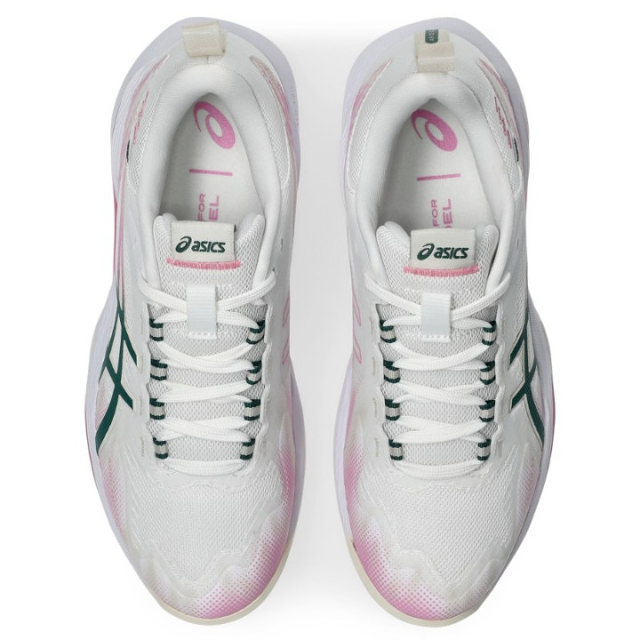 Chaussure De Padel Femme Asics Sonicsmash FF Blanc/Rose