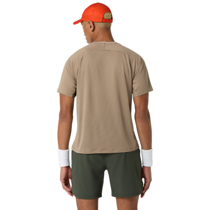 Tee Shirt Asics Game SS Beige | Padel Compagnie