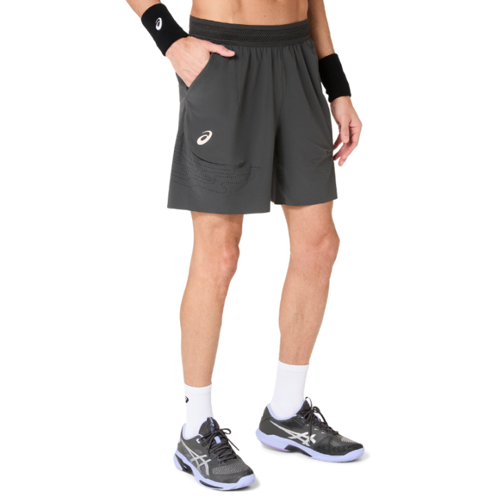 Prix Short Asics Match Laser Cut 7in Gris