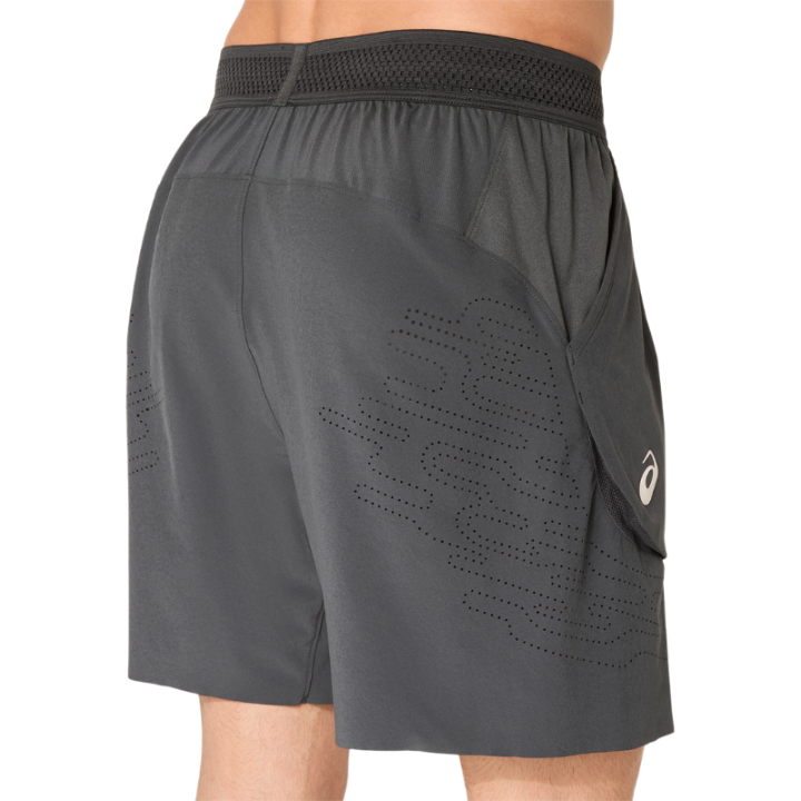 Promo Short Asics Match Laser Cut 7in Gris