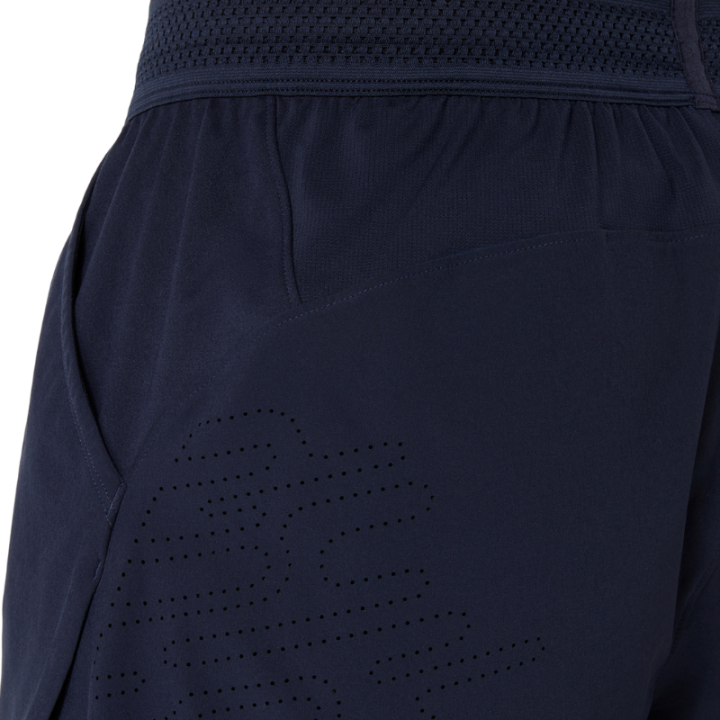 Promo Short Asics Match Laser Cut 7in Bleu Marine
