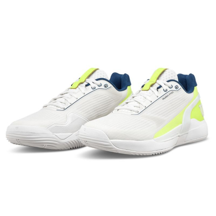 Promo Chaussure De Padel Wilson Rush Pro 5 Blanc