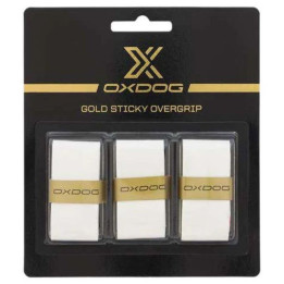 Surgrips De Padel Oxdog Sticky Gold x3 Blanc