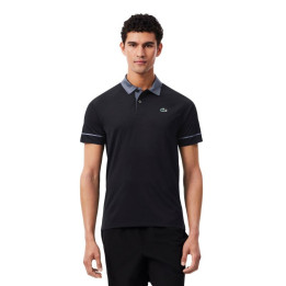 Polo Lacoste Tennis X Novak Djokovic On Court Noir