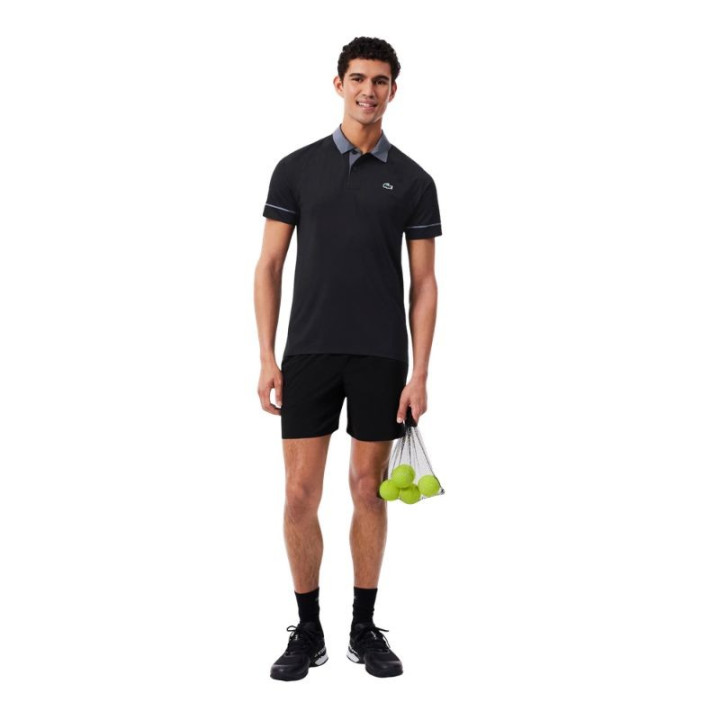 Promo Polo Lacoste Tennis X Novak Djokovic On Court Noir