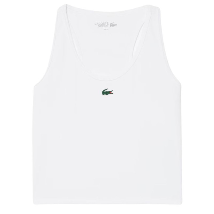 Débardeur Femme Lacoste Sport Ultra Dry Blanc