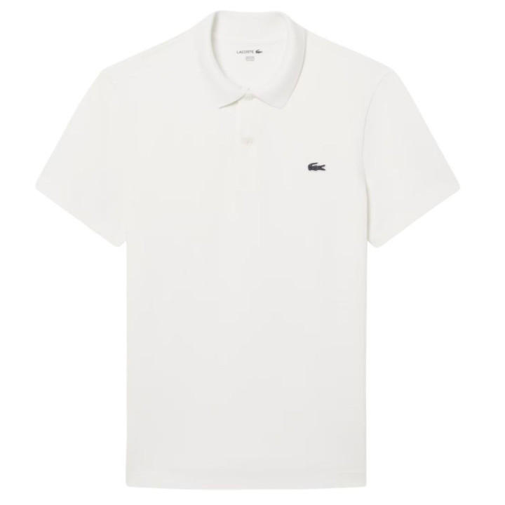 Vente Polo Lacoste Sport Regular Fit Coton Mélangé Blanc