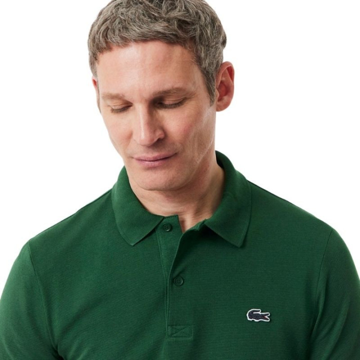 Prix Polo Lacoste Sport Regular Fit Coton Mélangé Vert