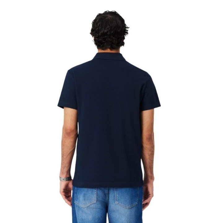 Achat Polo Lacoste Sport Regular Fit Coton Mélangé Bleu Marine