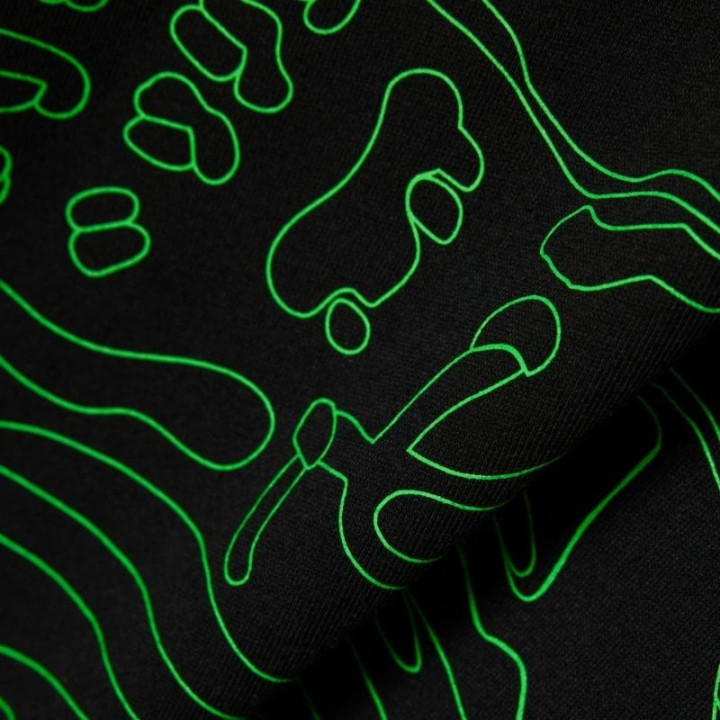 Tee-Shirt Lacoste Sport Ultra Dry Imprimé Crocodile Noir