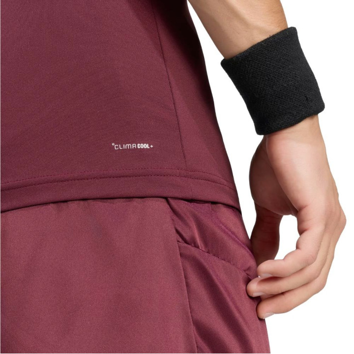 Tee Shirt Adidas Climacool Freelift Bordeau