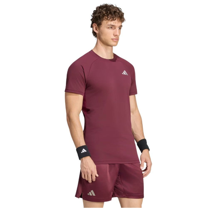 Tee Shirt Adidas Climacool Freelift Bordeau