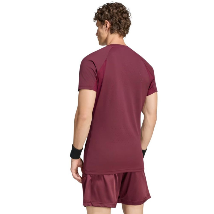Achat Tee Shirt Adidas Climacool Freelift Bordeau