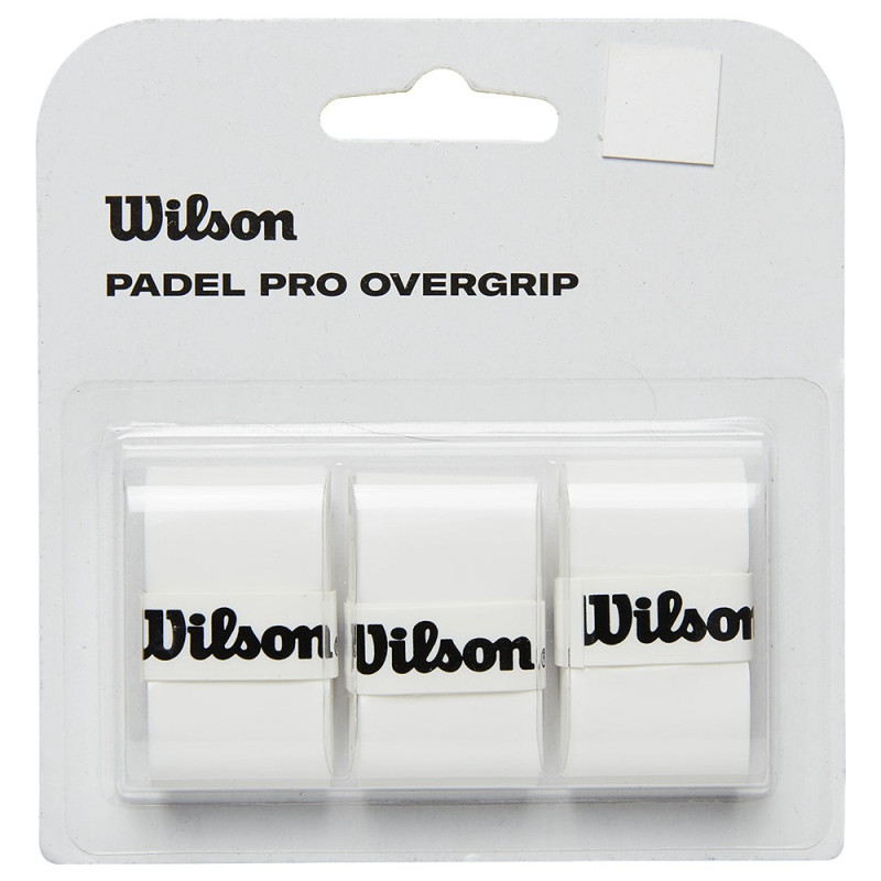 Surgrips Padel Wilson Pro Overgrip Blanc x3