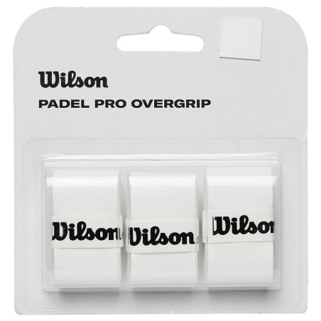 Surgrips Padel Wilson Pro Overgrip Blanc x3