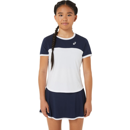 Tee-Shirt Enfant Fille Asics Blanc