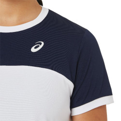 Promo Tee-Shirt Enfant Fille Asics Blanc