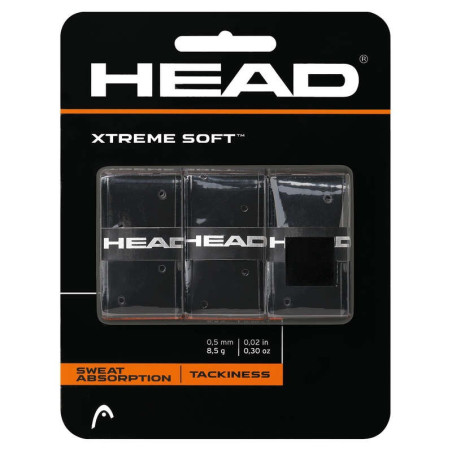 Surgrips Head Xtreme Soft Noir : Achat accessoires de tennis au meilleur prix